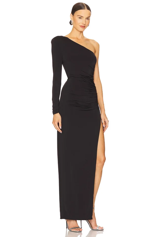 Michael Costello x REVOLVE Gilly Maxi Dress in Black, photo 2 of 4 from REVOLVE (Canada)