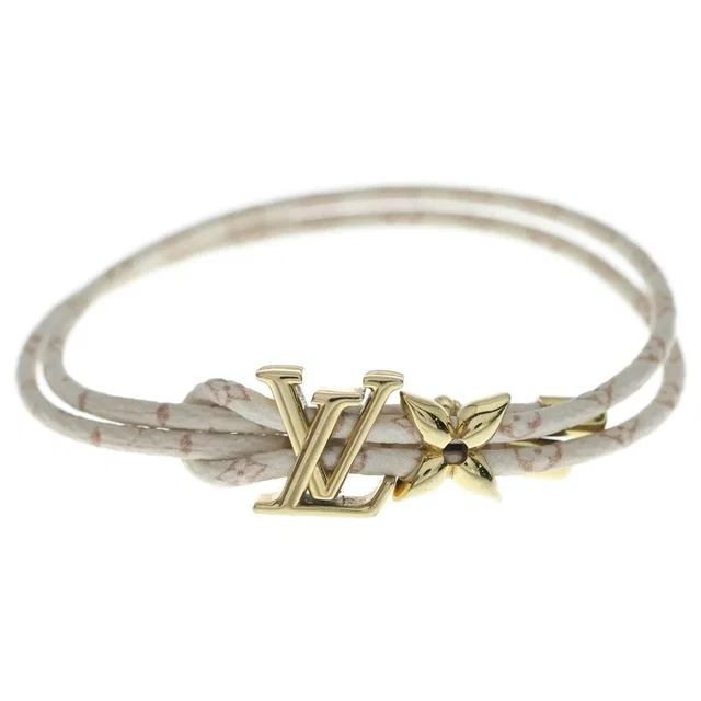 Bracelet LV Blue M Monogram Dune Bangle White in White from The Reluxe