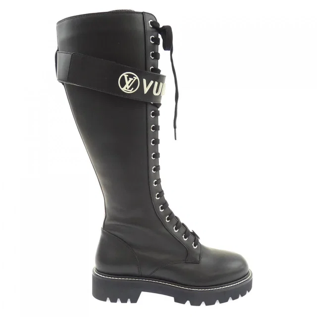 Louis Vuitton Monogram Canvas Tongue Territory Line Boots in Coated canvas from The Reluxe