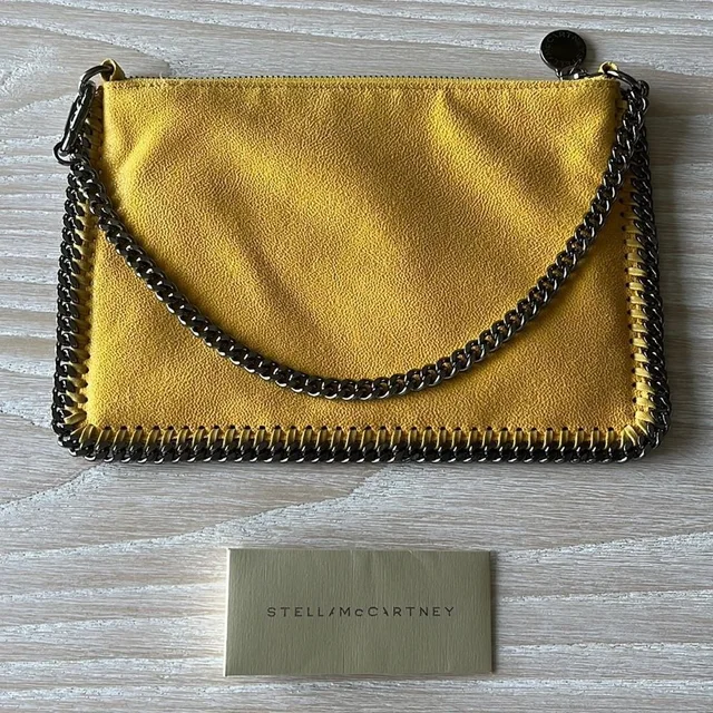 Stella McCartney Falabella Pouchette Bag Yellow Vegan Leather New in yellow Leather from Poshmark, photo 1 of 1