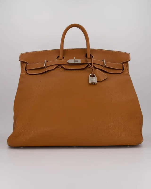 Hermès Haut à Courroies HAC 40 Bag in Gold Togo leather from Sellier