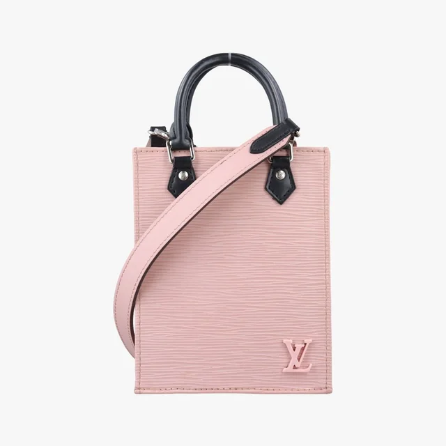 Louis Vuitton Petite Sac Plat Rose Ballerine Epi Handbag in Pink from The Reluxe