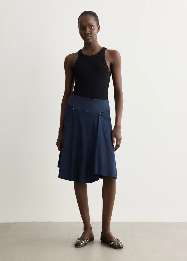 Peachy Den The Joni Midi Skirt in Blue from Incu, photo 1 of 1