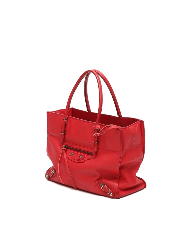 Balenciaga Mini Paper Tote Bag in Leather from A Retro Tale, photo 2 of 7