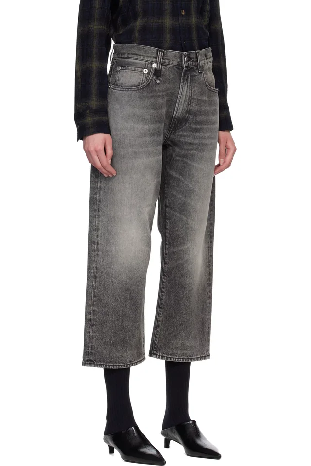 R13 Gray X-Boyfriend Jeans, photo 2 of 4 from SSENSE