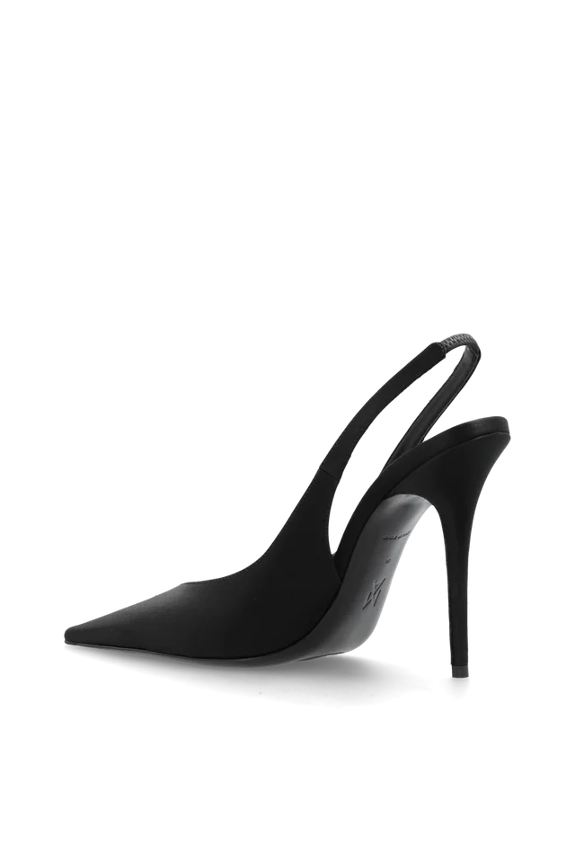 Amina Muaddi Anok Slingback High-Heeled Sandals, photo 2 of 5 from SENSER