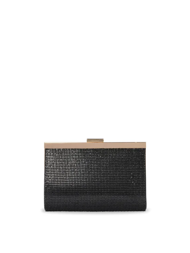 Forever New Lucy Sparkle Clutch Bag Black in Black from Fenwick, photo 1 of 1