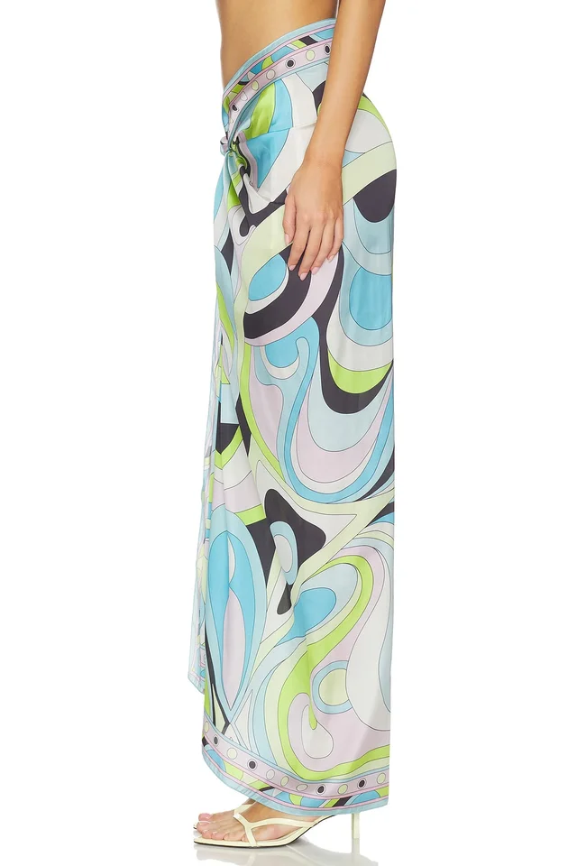 Cin Cin Long Scarf Skirt in Mars Blue, photo 3 of 6 from REVOLVE (Canada)