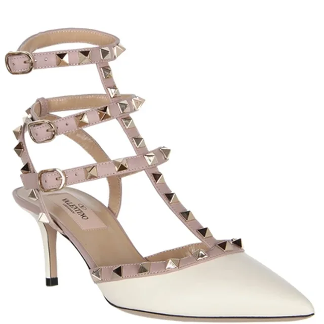 VALENTINO GARAVANI Rockstud Kitten 65 Nappa, Ivory from Cultstatus, photo 1 of 1