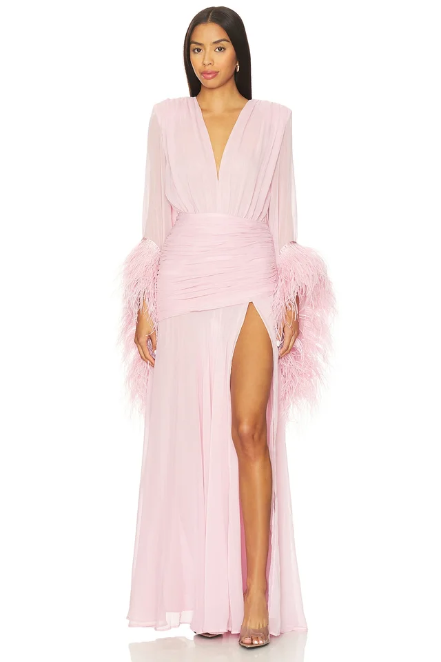 Bronx Banco Geisha Maxi Dress in Pink, photo 2 of 4 from REVOLVE (Canada)