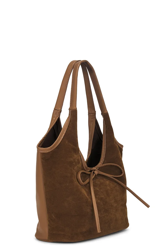 8 Other Reasons Bow Shoulder Bag in Taupe, photo 3 of 4 from REVOLVE (Canada)