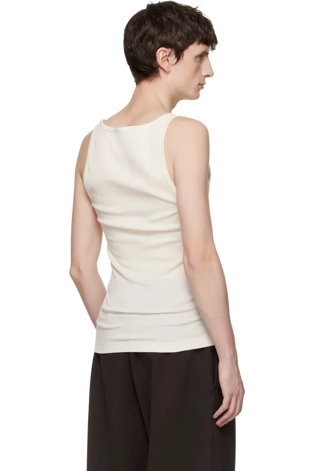 Three-Pack Multicolor Skims Cotton Rib Tank Tops, photo 3 of 6 from SSENSE