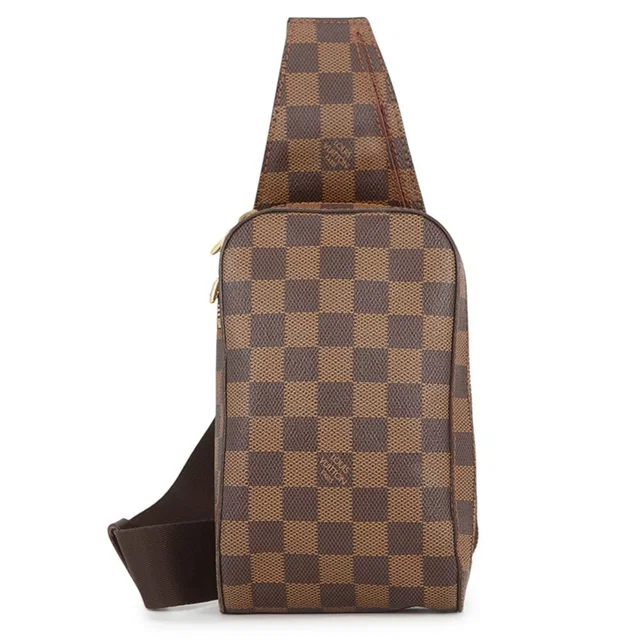 Louis Vuitton Belt Bag Damier Ebene Geronimos Waist Pouch in Brown from The Reluxe