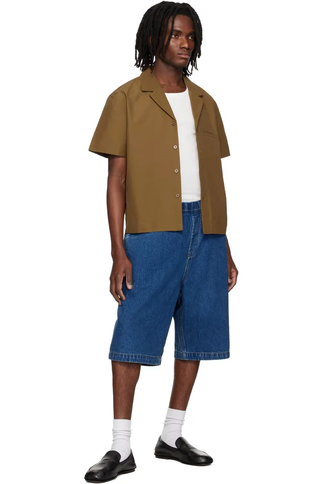 Entire Studios Blue Spar Shorts, photo 4 of 4 from SSENSE