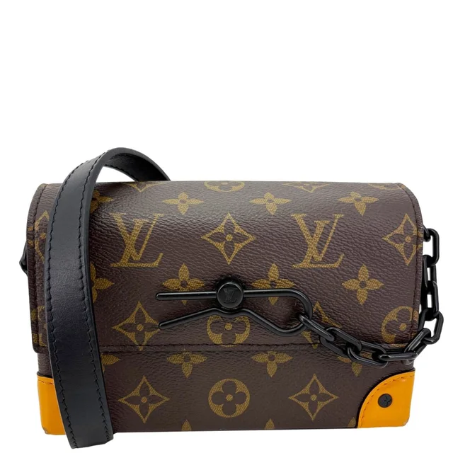 Louis Vuitton Steamer Monogram Canvas Crossbody Wallet Yellow from Dallas Designer Handbags