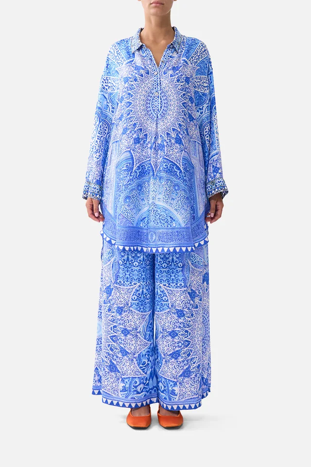 Camilla eBoutique RELAXED HIGH LOW SHIRT DRESS THE BOSPHOROUS from CAMILLA, photo 1 of 1
