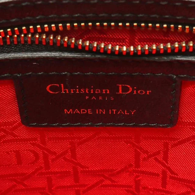 Large Lady Dior Tote Bag in Leather from A Retro Tale, photo 9 of 10