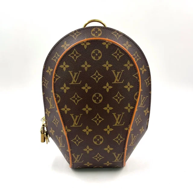 Louis Vuitton Ellipse Sac a Dos Monogram Leather Brown Light Backpack Gold in Brown Leather from The Reluxe