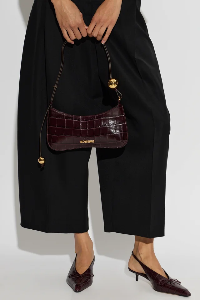 Jacquemus Le Bisou Perle Embossed Shoulder Bag, photo 4 of 6 from SENSER