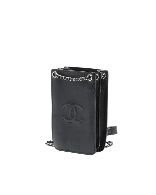 Chanel Coco Mark Phone Holder in Leather from A Retro Tale, photo 3 of 10
