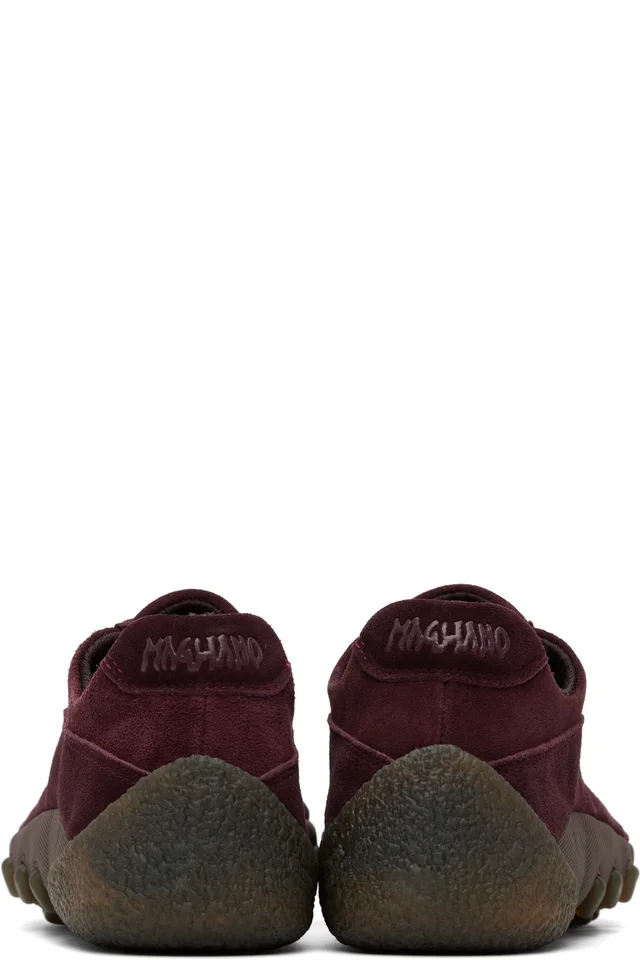 Magliano Burgundy Kart Sneakers, photo 2 of 5 from SSENSE