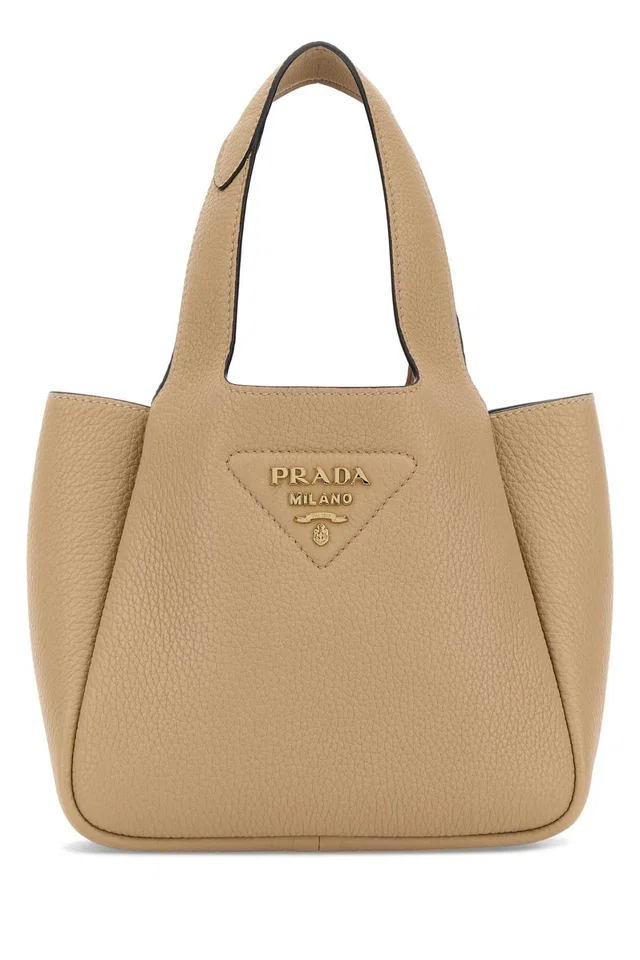 Prada Shoulder Bag — Beige in Beige Caviar leather from HEWI