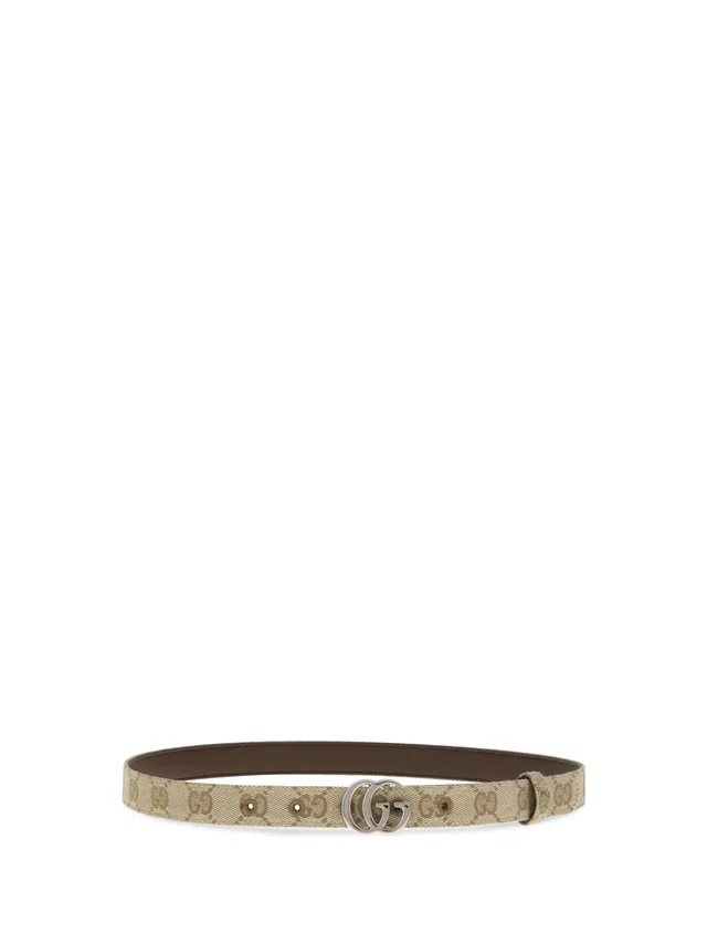 Gucci Belt — Beige Fabric in Beige Leather from HEWI