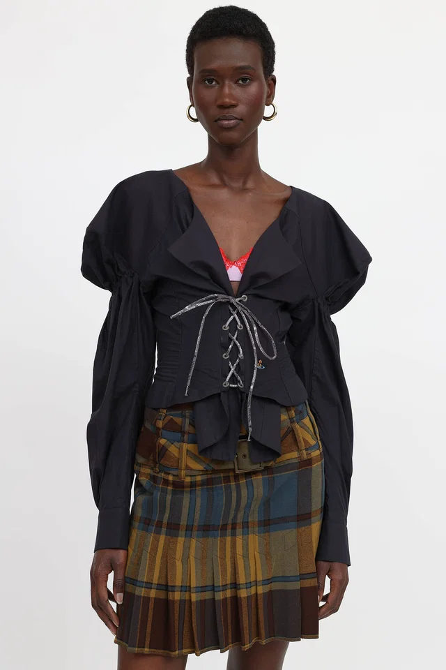 Vivienne Westwood Lace Up Kate Top from VSP Consignment