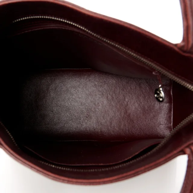 Chanel Caviar Quilted Medallion Tote Bordeaux in Burgundy Caviar leather from FASHIONPHILE, photo 5 of 13