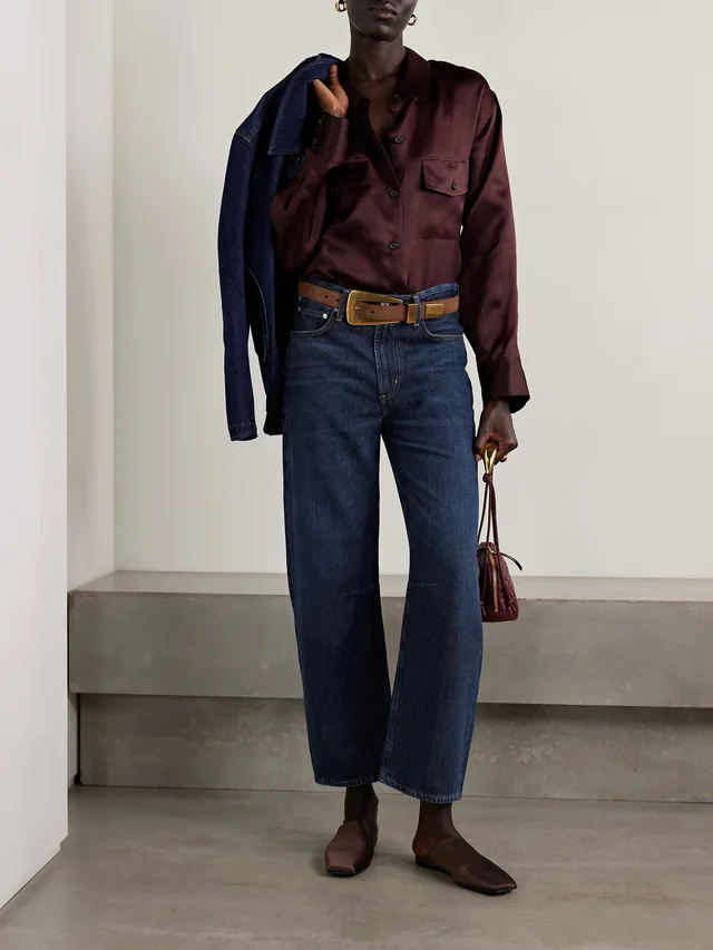 CITIZENS OF HUMANITY Miro Long mid-rise barrel-leg jeans in Blue, photo 2 of 2 from NET-A-PORTER (Canada)