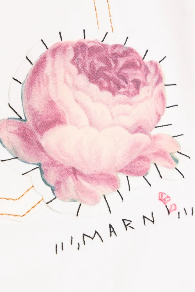 Marni Floral-Appliquéd Denim Shorts, photo 4 of 4 from THE OUTNET