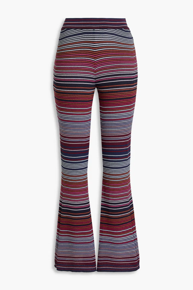 Missoni Striped Cotton-Blend Flared Pants from THE OUTNET, photo 1 of 1