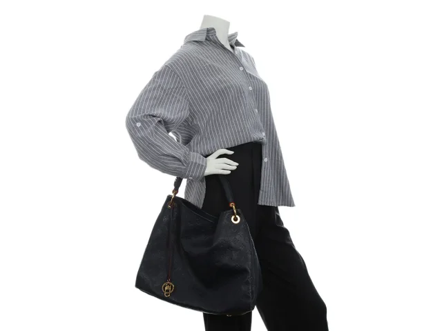 Louis Vuitton Marine and Rouge Monogram Empreinte Artsy MM in Red Leather from Ann's Fabulous Finds, photo 8 of 9