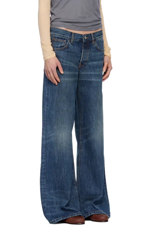 JEANERICA Blue Kyoto Jeans, photo 2 of 4 from SSENSE