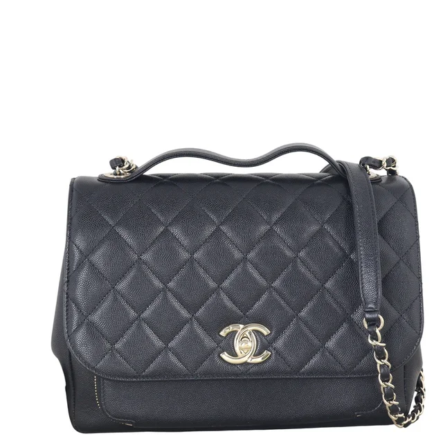 Chanel Business Affinity Flap Bag Large in Caviar leather from Luxe.It.Fwd