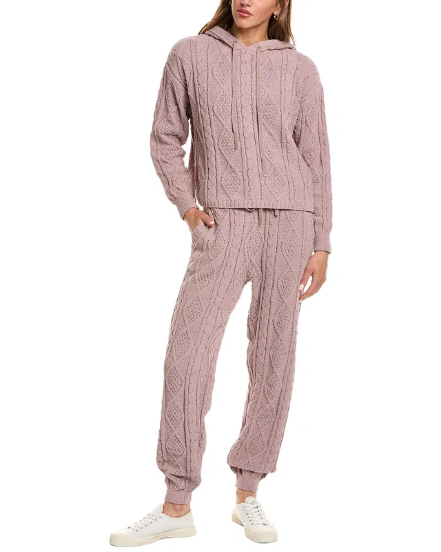 525 America 2pc Cable Hoodie & Jogger Set, image 1 of 1 from Rue La La