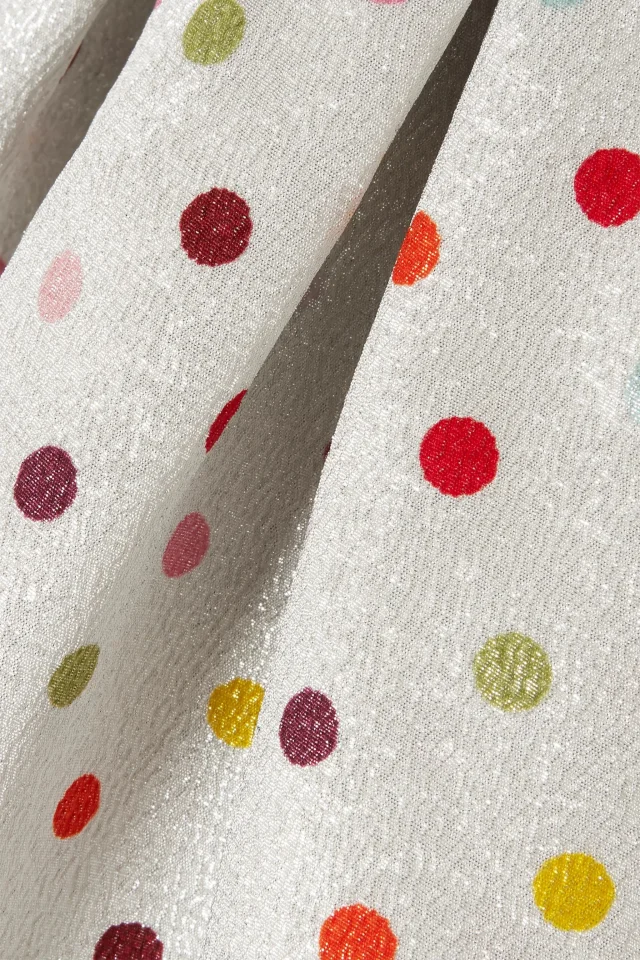 Valentino Garavani Polka-Dot Lamé Maxi Dress, photo 5 of 6 from THE OUTNET