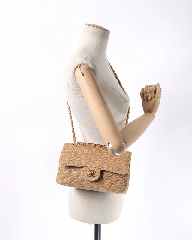 Chanel Classic Small Straw Double Flap Bag in Raffia from A Retro Tale, photo 10 of 10