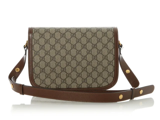 Gucci Medium Horsebit 1955 Shoulder Bag in Canvas from Ann's Fabulous Finds, photo 4 of 9