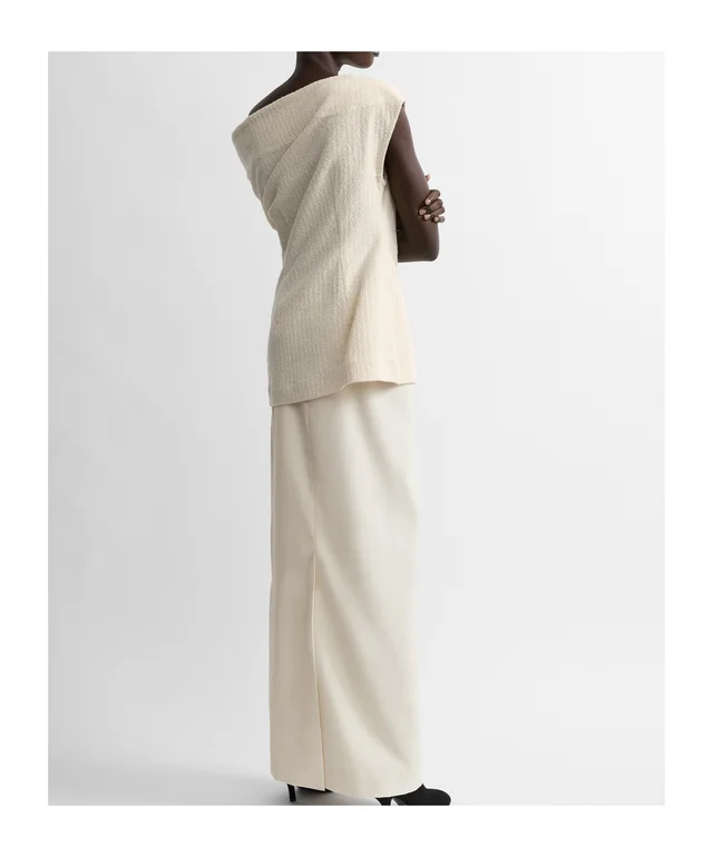Toteme One-shoulder top ecru, photo 5 of 5 from SENSER