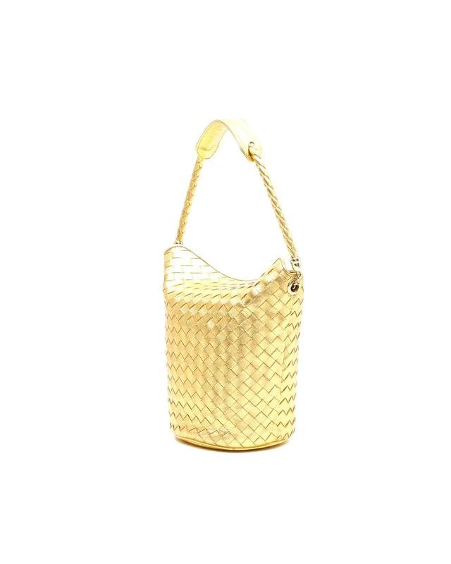 Bottega Veneta Golden Intrecciato Bag in Woven leather from A Retro Tale, photo 3 of 10