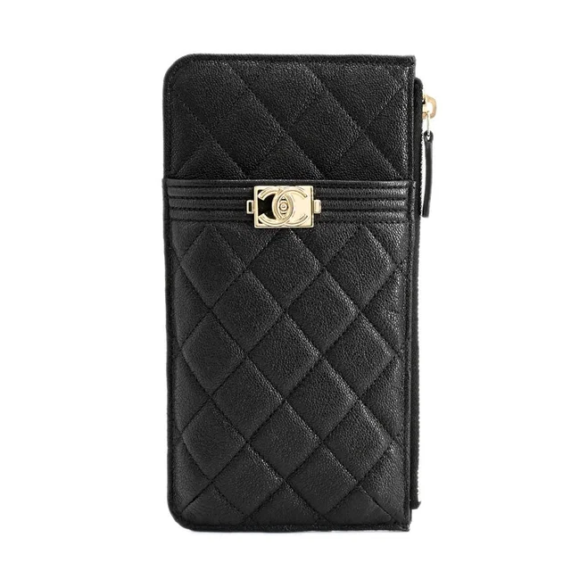 Chanel Case Boy Fragment Shoulder Bag in Caviar leather from The Reluxe