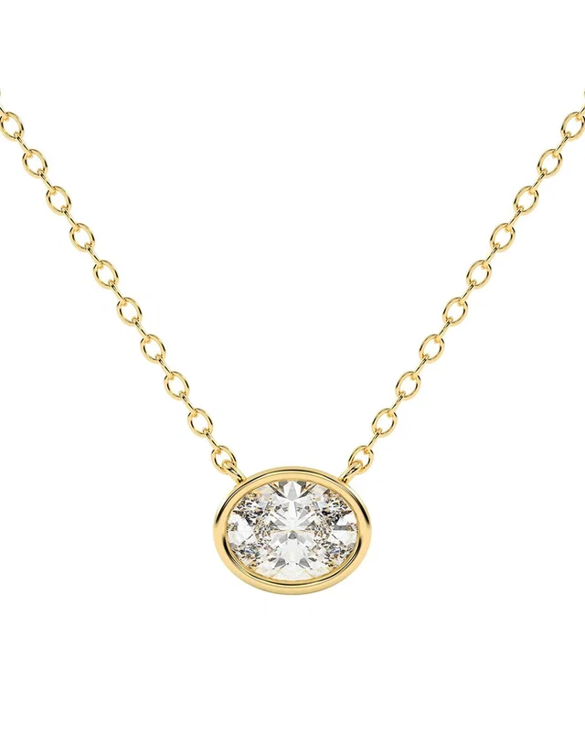 Lab Grown Diamonds 14K 0.25 ct. tw. Lab-Grown Diamond Necklace, image 1 of 1 from Gilt