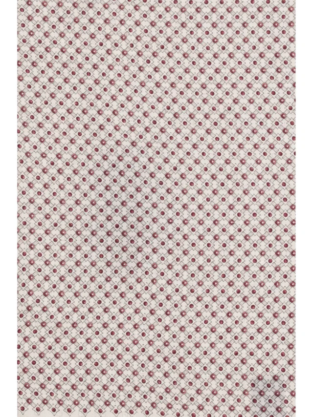 Brunello Cucinelli Silk Geometric Polka Dot Pocket Square — Cherry Accessory in Silk from HEWI