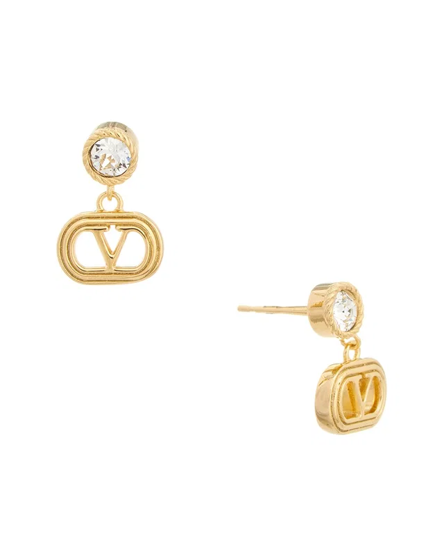 Valentino Oval Swarovski Earrings, image 1 of 1 from Rue La La