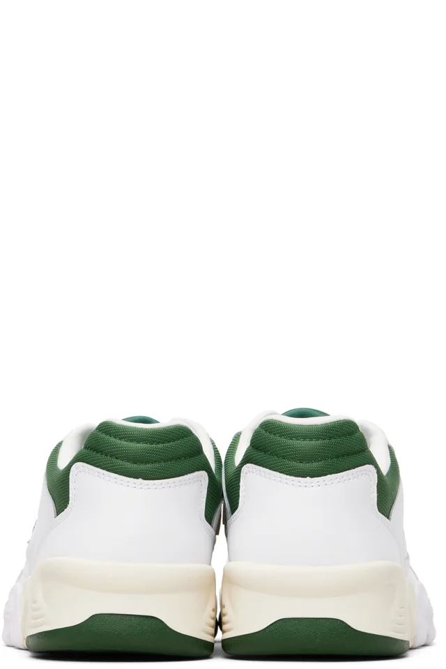 Lacoste White Game Train Pro Leather Sneakers, photo 2 of 5 from SSENSE