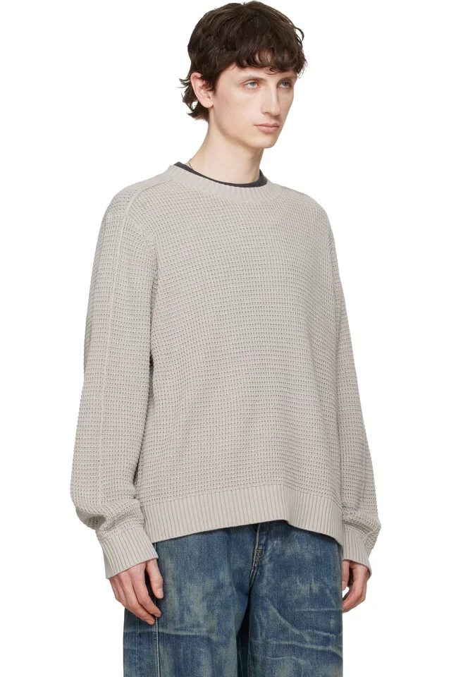 Won Hundred Gray Bently Knit Sweater, photo 2 of 2 from SSENSE