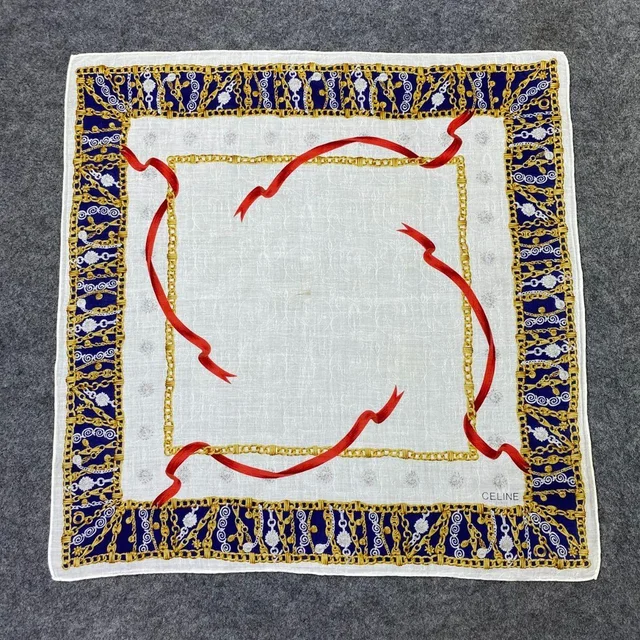 Celine Women's Scarf - Multi in multicolor from Depop, photo 1 of 1