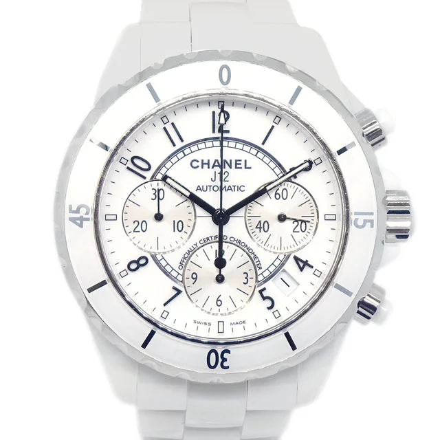Chanel Ref.H1007 J12 Chronograph 41mm Self-winding Watch Ceramic SS in Ceramic from AMORE Vintage Tokyo
