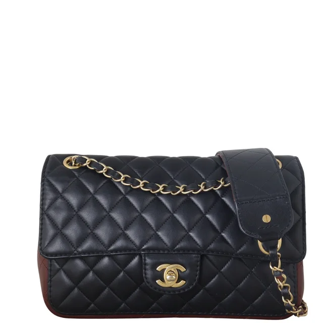 Chanel Strap Into Flap Bag Medium in Calfskin from Luxe.It.Fwd